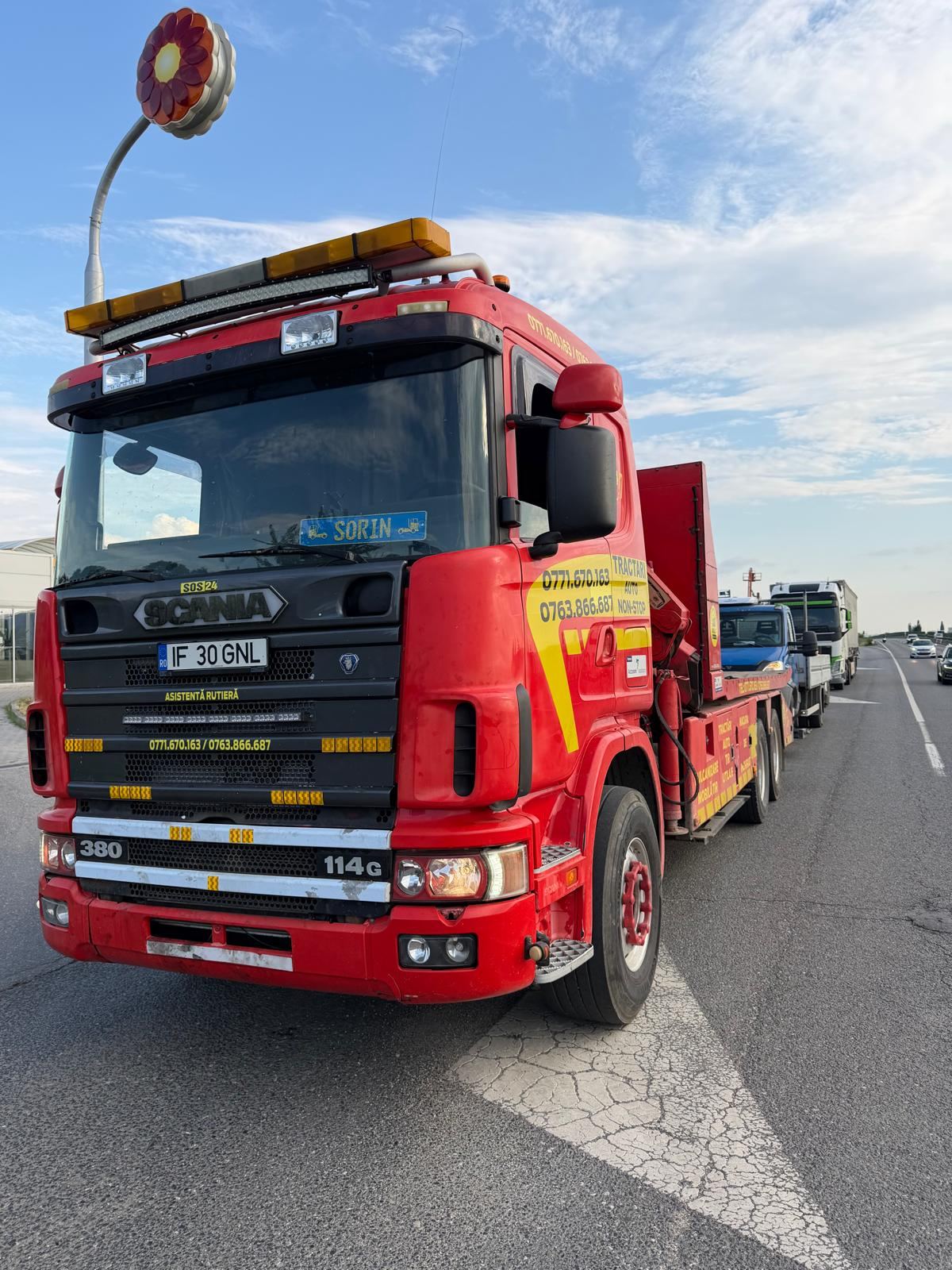 Intervenție tractări camioane București-Ilfov 3