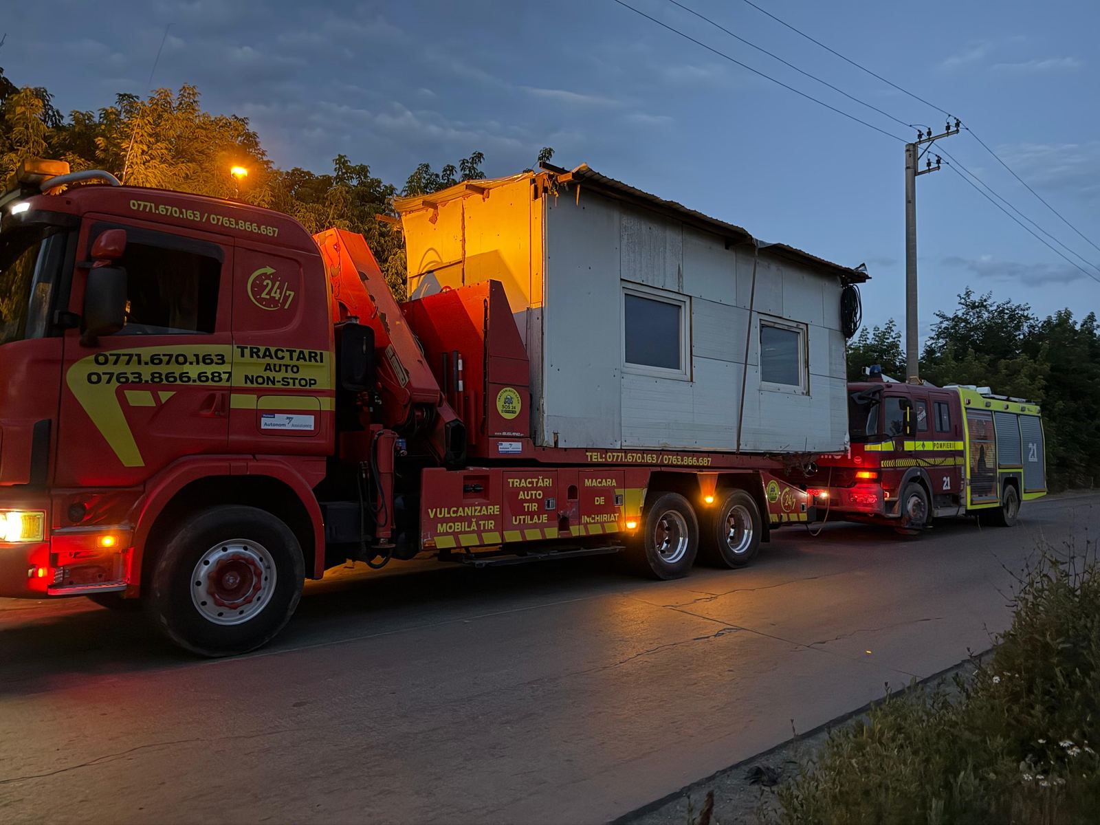 Intervenție tractări camioane București-Ilfov 6