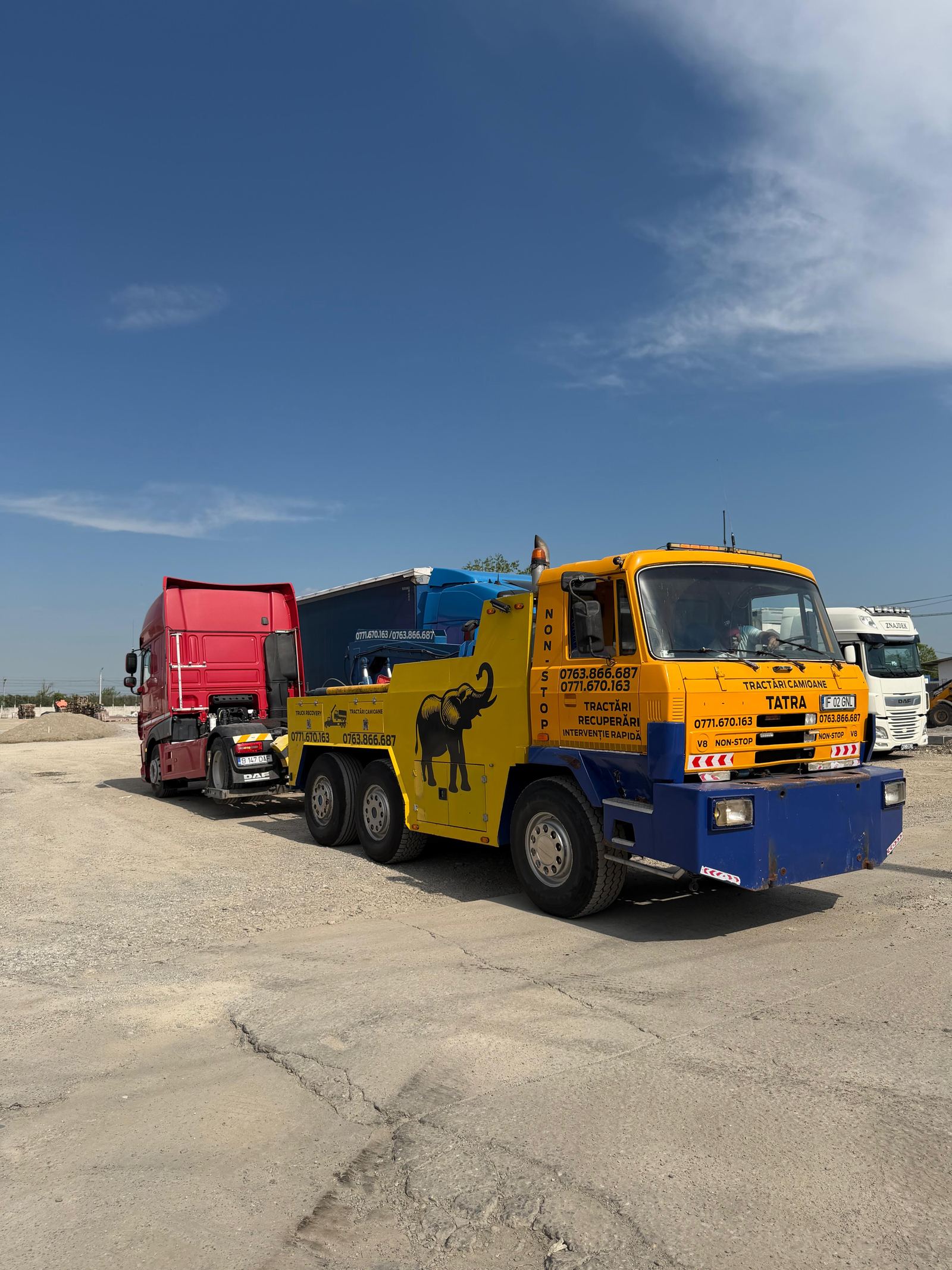 Intervenție tractări camioane București-Ilfov 11